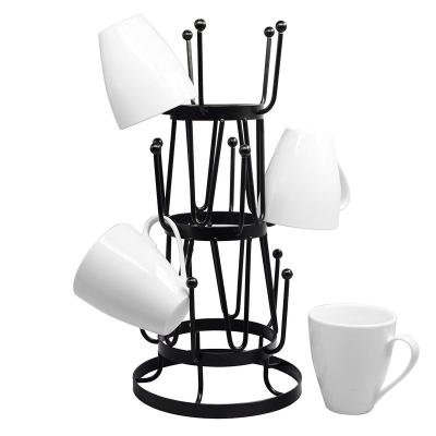 China Creative Home Storage Rack Jewelry Glass Water Storage Rack Modern Upside Down Cup Holder for sale