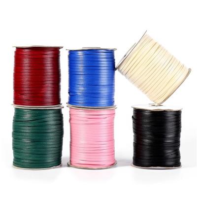 China Wholesale DIY Wax Thread 1mm 1.5mm 2mm Sustainable High Tensile Polyester Wax Thread For Sewing for sale