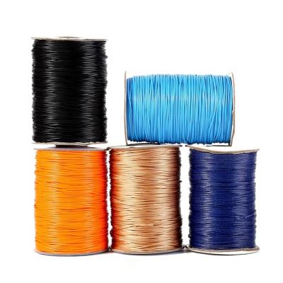 China 0.5 Wholesale Viable---4.0mm Round Korea Cotton Waxed Rope For Bracelet Necklace Clothes for sale