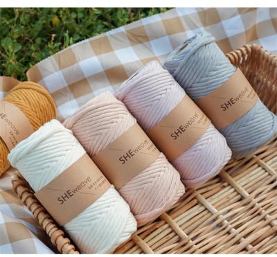 China China Eco-friendly Hot Products Wholesale Custom Macrame Cotton Rope Weave Cotton Rope Supplier for sale