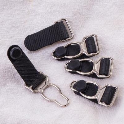 China Sexy 12mm metal suspender clip lingerie accessories garter clip buckle nickel free for underwear accessories for sale