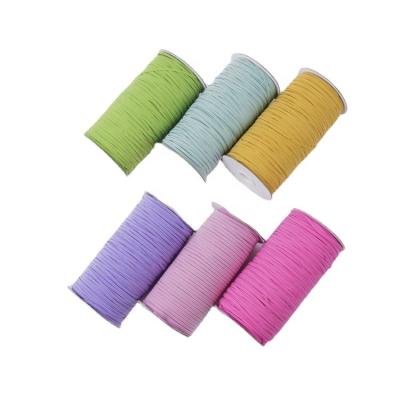 China Bungee High Quality Cheap Round 3mm Colorful Rubber Rope Elastic Product Customized Viable Protective Rope for sale