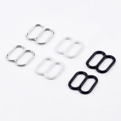 China Durable 1000Pcs Per Bag Alloy Swimwear Buckles Iron Bra Ring And Slider Swimwear Underwear Accessories for sale