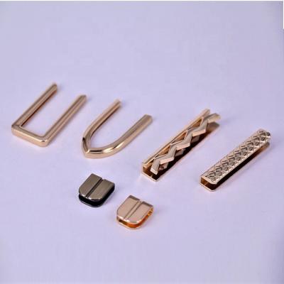 China 2021 new arrival notebook metal buckle for notebook silver and gold in running U buckle for sale