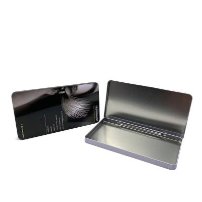 China Manufacturer High Quality Recyclable Wholesale Rectangular Tin Box for eyelash for sale