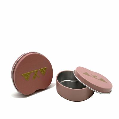 China Recyclable Custom Side Heart Shape 0.6mm Aluminum Tin Tin Cans Hot Selling Aluminum Containers For Hand Cream Ointment for sale