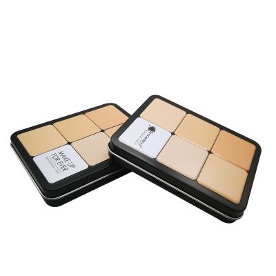 China 0.23mm metal tinplate metal eyeshadow palettes magnetic size recyclable custom empty quality concealer eyeshadow palette for sale