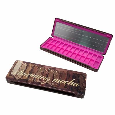 China New Product Recyclable Eyeshadow Palette Tin Custom Metal Eyeshadow Palette for sale