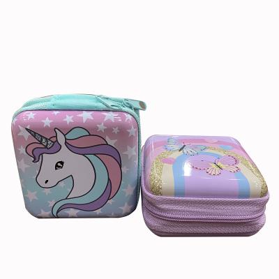 China High Quality Factory Wholesale Price Recyclable Square Zipper Coin Gift Tin Case for sale