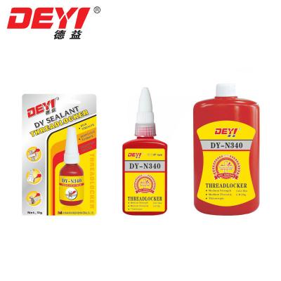 China Little Yellow Liquid Glue With Low Viscosity Threadlocker Adhesive for sale