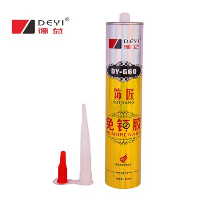 China Bonding Construction All Purpose Adhesive For Photo Wall No Nails Glue Liquid Free Nails for sale