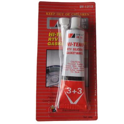 China Meter Classification Other Adhesives M588 Red High Temp RTV Silicone Adhesive Sealant for sale