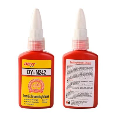 China Medium Strength Methacrylate Pipe Seal Glue Thread Locking Adhesive With Fast Cure for sale