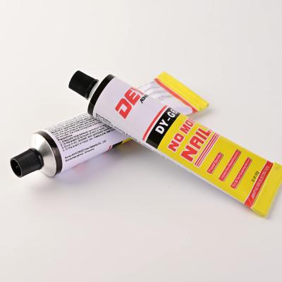 China G60 No More Nails Glue Heavy Duty Mounting Adhesive For Wood Ceramic Metal More White for sale