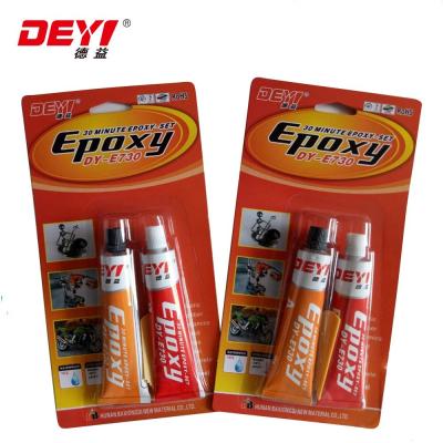 China 3-Ton 30 Min White Black Epoxy Resin AB Glue Double Components Adhesives for sale