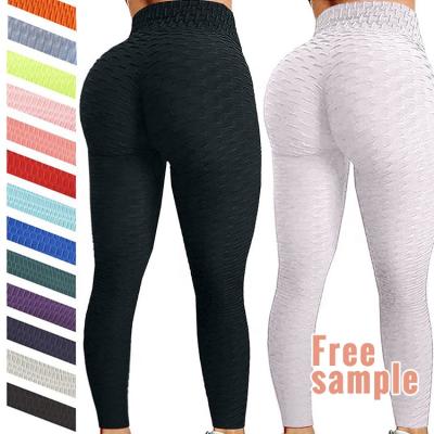 China Anti Cellulite Breathable Textured Tights Gaiters For High Waist Women Yoga Booty Pants Tiktok Gaiters Butt Gaiters Crac! crack! for sale