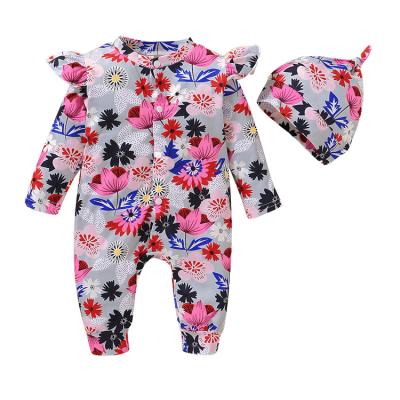 China Casual Factory Directly Sell Newborn Baby Kids Clothes Zipped O-Neck Rompers for sale