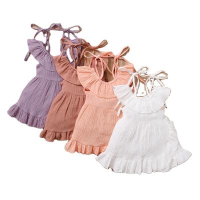 China Breathable Newborn Baby Dresses Cotton Summer Babies Slip Dress for sale