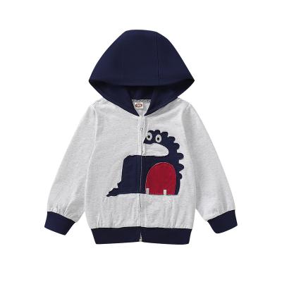 China New Arrival Autumn Fashion Cute Dinosaur Print Baby Boy Breathable Hoodie for sale