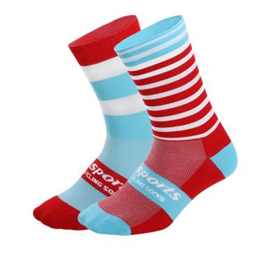 China Newest Style Antibacterial Colorful Socks Cycling Custom Logo 6 Colors for sale