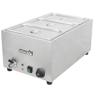 China 201 Stainless Steel Hotel Bain Marie Equipment Stainless Steel Hot Pot Food Warmer for sale