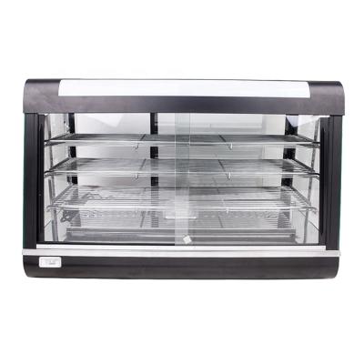 China Outdoor Rust Proof Metal Fast Food Heater Showcase Food Warmer Catering Display Showcase for sale