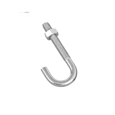 China Steel Screw Anchor Bolt J Bolt for sale