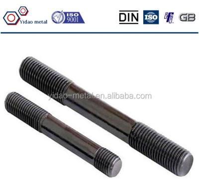 China stud bolt and nut, types of stud bolts, 10.9gr stud bolt M6-M64 for sale