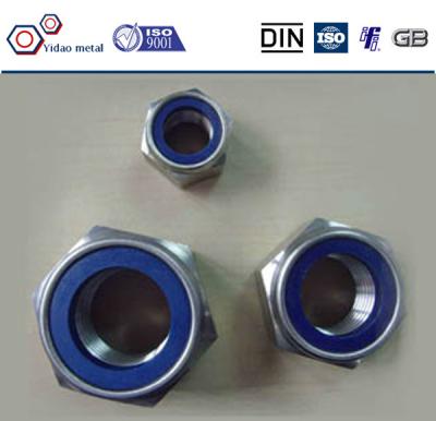 China High quality current type DIN982 nylon nut, M10 lock nut, Hexagon torque electrical lock nuts YD-NN for sale