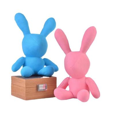 China Fashion Design Cotton Doll Toy Animal Clothes Rabbit Plush Pendant Toy for sale