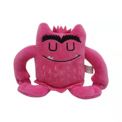 China New Fashion Colorful Monster Plush Toy My Little Monster Cartoon Emotional Action Figure Decorate for sale