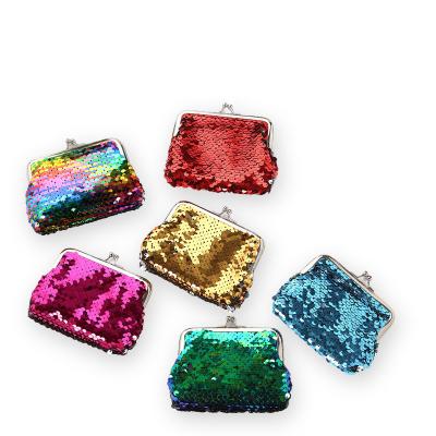 China Fashion Design Kids Sequin Coin Soft Small Purse Nap Plush Toy for sale