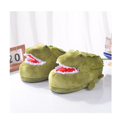 China Warm Shoes Plush Stuffed Plush Slippers Creative Gift For Casual Home Alligator for sale