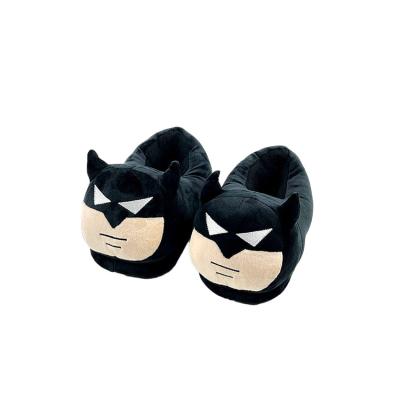 China High Quality Warm Shoes Fashion Bat Plush Stuffed Animal Soft Indoor Slippers for sale