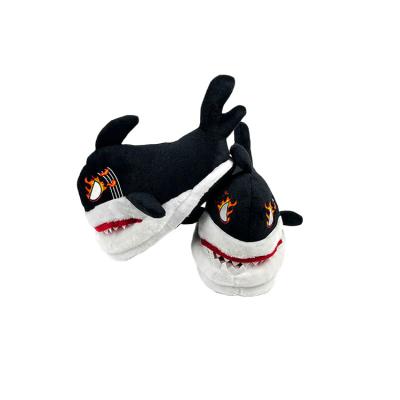 China Hot Sale Adult Animal Fluffy Fuzzy Shark 3D Shoes Women's Main Wholesale Slippers for sale