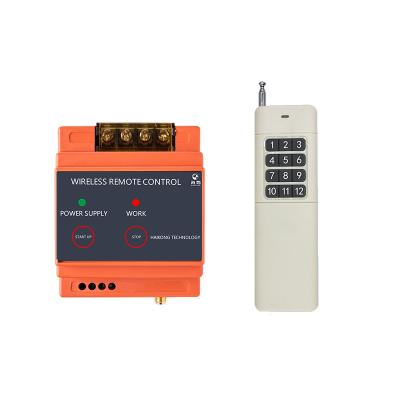 China 2 Split Switch 380V One Way Manual One Control Two Motor Pump Wireless Remote Control Remote Control Switch 72*90*59mm for sale