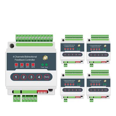 China 433MHz HK-FKGD10 Radio ControI I/O remote module PLC switch signal acquisition remote control communication point for sale