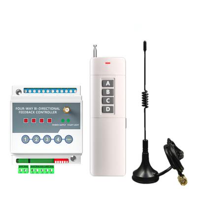 China Smart Industrial DC 48v 36v 24v 12v RF Remote On/Off Switch Receiver Digital Wireless Control Switch For Motor And Light 72*88*59mm for sale