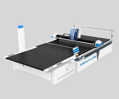 China Automatic Multi-Layer Fabric Cutting Machine for Cotton / Nylon / Wool / Artificial Leather-PE-B2025II for sale