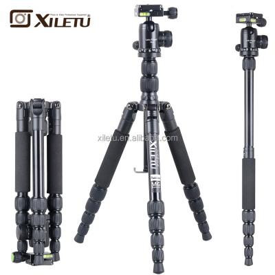 China Digital Camera Tripod T225A+FB-0 Professional Aluminum PORTABLE Monopod with Ball Head for Digital dslr Video Camera for sale