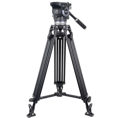 China XILETU XMV-30 Portable Flexible Professional Aluminum Panoramic Liquid Damping Heavy Duty Camera Head Dslr Video Tripod for sale