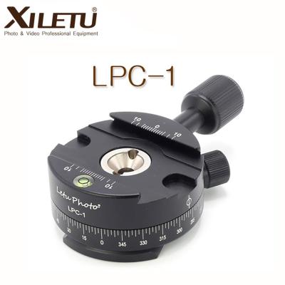 China XILETU LPC-1 Professional Aluminum 360 Degree Ball Panoramic Head with 1/4 and 3/8 Screw for Camera for sale