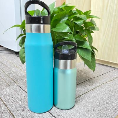 China Double Wall PORTABLE Sublimation Water Bottles With Customo Logo Vacuum Lean Tumbler Sport Water Bottles for sale