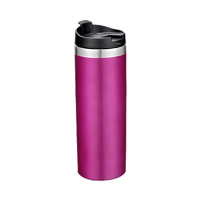 China Sustainable New Design 450ml Double Wall Stainless Steel White Travel Mugs for sale