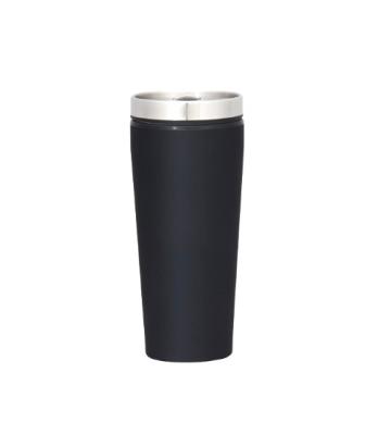 China Viable Wholesale Matte Black Thermos Coffee Travel Mug Coffee Mug With Custom Logo for sale