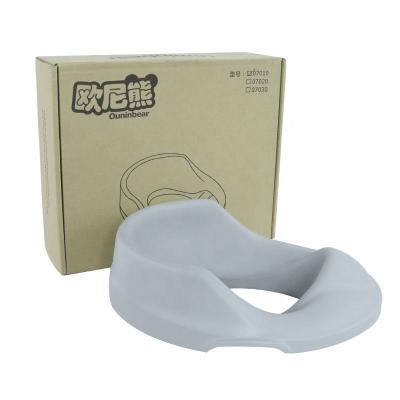 China Soft pp children's trainer seat pu material full plastic potty girl potty training baby toilet and easy to clean for sale