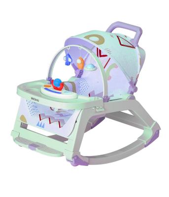 China Portable Multifunctional Baby Bedside Bedroom Swing Cradle, Baby Toy Car with Wheels and Mosquito Net Bouncer Suitable for 0-36 Months for sale