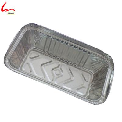 China Tesco No.6 Aluminum Foil Takeaway Oblong Food Containers for sale