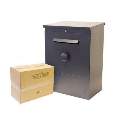 China Outdoor Garden 20 x 20 x 40 Parcel Mail Drop Box Letter Box Outdoor Steel Mail Box for sale