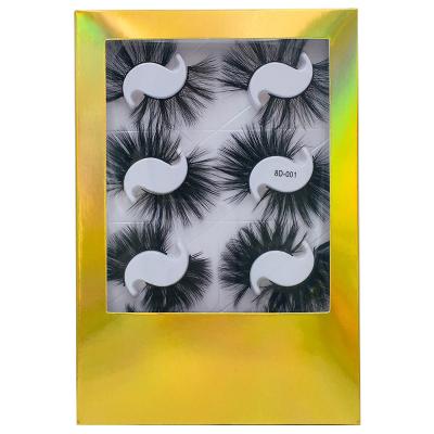 China Natural Long 8 Pairs Makeup Matte Eyelash Cluster Extensions Custom Laser 25mm Soft Dark Silk Box Eyelashes Cost-effective Female Eyelash for sale